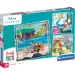 Disney klasyczne serie bajek 3x48-elementowe puzzle Supercolor - Clementoni
