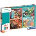 Disney+ klasyki 4 w 1 Supercolor puzzle - Clementoni