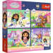 Domek dla lalek Gabi 4 x 88 elementów Premium Plus, puzzle dla dzieci z plakatem - Trefl