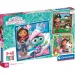 Domek dla lalek Gabi: Aktywności Gabi 3x48-elementowe puzzle Supercolor - Clementoni