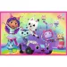 Domek dla lalek Gabi z Gabą 2x24 elementy puzzle - Trefl