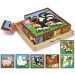 Domowe zwierzęta drewniane klocki układanka - Melissa &amp; Doug