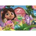 Dora poznaje świat 2x20-elementowe puzzle Supercolor - Clementoni