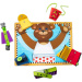 Drewniana tablica rozwijająca podstawowe umiejętności z misiem - zabawka edukacyjna - Melissa &amp; Doug