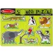 Drewniana układanka dźwiękowa z motywem zwierząt zoo - Melissa &amp; Doug