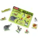 Drewniana układanka dźwiękowa z motywem zwierząt zoo - Melissa &amp; Doug