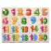 Drewniane puzzle liczbowe od 0 do 20