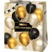 Duża ekskluzywna torba prezentowa z motywem balonów 27x14x33 cm