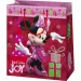 Duża ekskluzywna torba prezentowa z motywem świątecznej Myszki Minnie, 26x14x33 cm