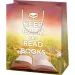 Duża torba prezentowa z napisem "Keep Calm and Read Books", wymiary 27x14x33 cm