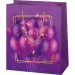 Ekskluzywna duża torba na prezent w liliowe balony 26 × 13 × 33 cm