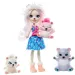 Enchantimals: Pristina Niedźwiedź Polarny &amp; Glacier zestaw do zabawy z małymi zwierzątkami - Mattel
