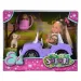 Évi Love: Zestaw do zabawy safari z lalką Évi, zwierzętami i samochodem - Simba Toys