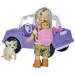 Évi Love: Zestaw do zabawy safari z lalką Évi, zwierzętami i samochodem - Simba Toys