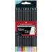 Faber-Castell: Black Edition Pastel zestaw kolorowych ołówków 12 sztuk