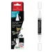 Faber-Castell: Black Edition Shake &amp; Paint dwustronny biały marker 3 mm i 1 mm