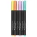 Faber-Castell: Black Edition pastel colors zestaw 6 kolorowych markerów
