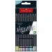 Faber-Castell: Black edition metaliczne kredki zestaw 12 sztuk