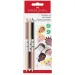 Faber-Castell: Children of the World zestaw kredek w kolorach skóry, 3 sztuki