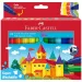 Faber-Castell Jumbo Zestaw Markerów – zestaw „Zamek”, 24 sztuki