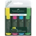 Faber-Castell: Kolorowe zakreślacze 4 sztuki