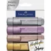 Faber-Castell: Metaliczne zakreślacze zestaw 1546 4 sztuki