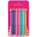 Faber-Castell: Zestaw 12 kredek Sparkle w metalowym pudełku prezentowym