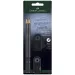 Faber-Castell: Zestaw 4 czarnych ołówków grafitowych GRIP Sparkle z gumką i temperówką