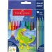 Faber-Castell: Zestaw flamastrów z dinozaurami 10+3 sztuki