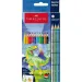 Faber-Castell: Zestaw kolorowych kredek Grip z dinozaurami, 10+3 sztuki