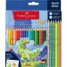 Faber-Castell: Zestaw kredek Grip z dinozaurami 18+6 sztuk