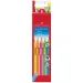 Faber-Castell: Zestaw kredek kolorowych GRIP Jumbo Neon - 5 szt.