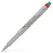 Faber-Castell: cienkopis F czerwony