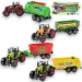 Farm Set: Rolniczy traktor z przyczepą w czterech wariantach 22cm
