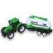 Farm Truck: Zielony, dwuczęściowy zestaw traktor z przyczepą