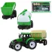 Farmer Truck: Zestaw traktorów rolniczych z przyczepami 28 cm