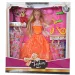 Fashion Girl: Zestaw lalek i dzieci z rowerem i akcesoriami 28 cm