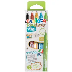 Fineliner Travel Selection, zestaw 5 cienkopisów 0,5 mm - Carioca
