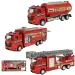Fire Rescue: Strażacka ciężarówka z napędem, światłem i dźwiękiem, dostępna w różnych wariantach, 19 cm, 1 sztuka
