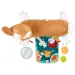 Fisher-Price: Corgie Puppy Rośnij ze mną poduszka z grzechotką, gryzakiem i lusterkiem - Mattel