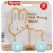 Fisher-Price: Drewniany pchacz królik - Mattel