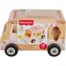 Fisher-Price: Drewniany wózek z lodami sorter kształtów - Mattel