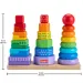 Fisher-Price Kolorowy sorter kształtów i piramida do układania - zestaw do zabawy Mattel