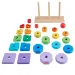 Fisher-Price Kolorowy sorter kształtów i piramida do układania - zestaw do zabawy Mattel