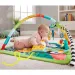 Fisher-Price: Mata edukacyjna 3 w 1 z serii Rainforest z muzycznym leniwcem i poduszką do leżenia na brzuszku - Mattel