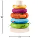 Fisher-Price: Sensory Rock-A-Stack™ piramida z pierścieniami - Mattel