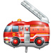 Foliowy balon z wozem strażackim 65x51 cm