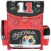 Football czarno-czerwony ergonomiczny plecak szkolny, 36x27x14cm - Bambino