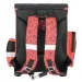 Football czarno-czerwony ergonomiczny plecak szkolny, 36x27x14cm - Bambino