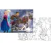 Frozen drużyna 2 w 1 puzzle 108 elementów i kolorowanka 70x50 cm - Lisciani